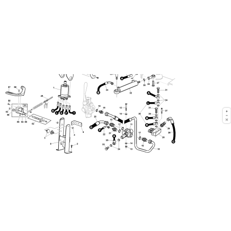 TUBO 1/4 1SC F9/16-18ORFS-F90°1/4 L-1680 ORIGINAL KUBOTA GIANNI FERRARI 92006260002