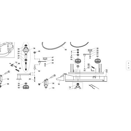 CALIBRO PULEGGIA ORIGINALE KUBOTA GIANNI FERRARI 93900393004