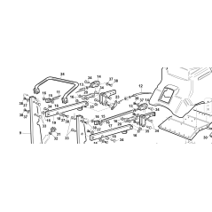 BRACCIO DI SNODO ELEVATORE TG200 ORIGINALE KUBOTA GIANNI FERRARI 94017000001