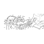 BRACCIO DI SNODO ELEVATORE TG200 ORIGINALE KUBOTA GIANNI FERRARI 94017000001
