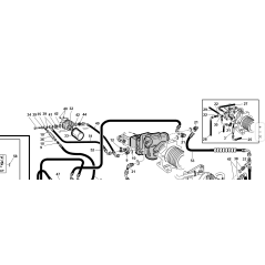 ROHR 3/8 1SN F90°3/8-F90°1/4 L-400 180° ORIGINAL KUBOTA GIANNI FERRARI 95303000070 | Newgardenstore.eu