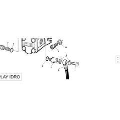 TUBO R17 L-610 COMPL.DI RAC. ORIGINALE KUBOTA GIANNI FERRARI 95042380009 | Newgardenstore.eu