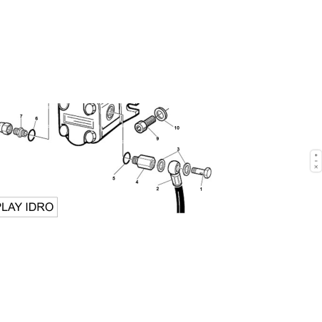 TUBO R17 L-610 COMPL.DI RAC. ORIGINALE KUBOTA GIANNI FERRARI 95042380009