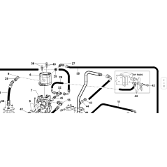 TUBE 3/8 1SC F90°1/2-OC1/4 L-1080 25° ORIGINAL KUBOTA GIANNI FERRARI 92011150004