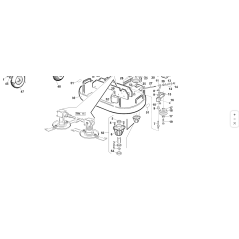 SUPPORTO ALBERO RINVIO CINGHIE ORIGINALE KUBOTA GIANNI FERRARI 94502111201