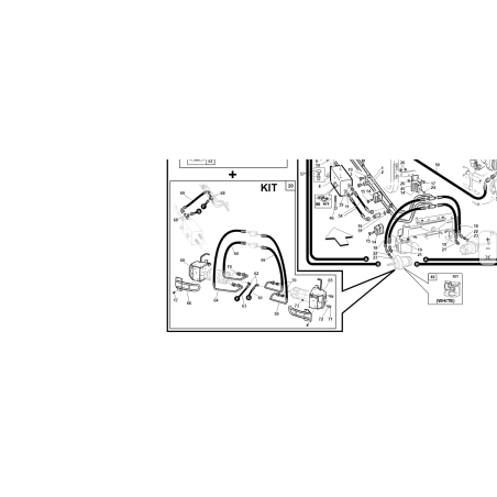 "DICHTUNGSANSCHLUSS 1/2 BSP 1""1/16 UNF" ORIGINAL KUBOTA GIANNI FERRARI 00777600203