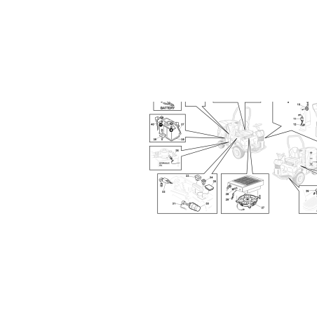 ORIGINAL KUBOTA GIANNI FERRARI NEGATIVE BATTERY CABLE 92001290003