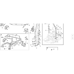 ANGOLARE SX FISSAG.SUPP. MOTORE COMP VRN ORIGINALE KUBOTA GIANNI FERRARI 92004130000