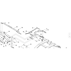 Câble d'ouverture de panier d'origine Kubota GT GF 95598190000