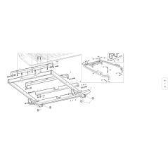 SUPPORTO CESTO POST. VRN ORIGINALE KUBOTA GIANNI FERRARI 95401000002 | Newgardenstore.eu
