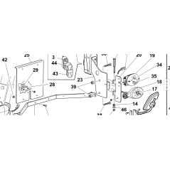 VERRE DE FEU ARRIÈRE, CLIGNOTANT + STOP ORIGINAL KUBOTA GIANNI FERRARI 95599000077