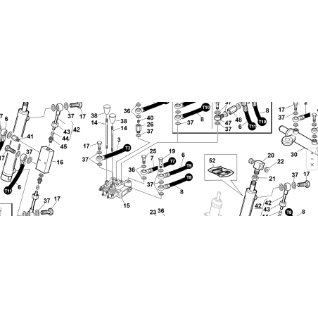 TUBO R17 3/8 L-1720 OC1/4 F90(3/8) ORIGINAL KUBOTA GIANNI FERRARI 00777600072