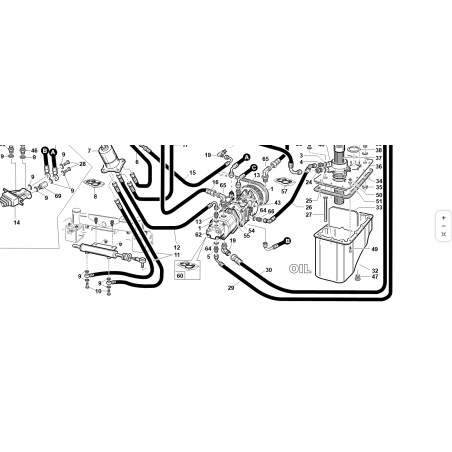 TUBO 1/4 1SC F90°3/8-F9/16-18ORFS L-2220 ORIGINAL KUBOTA GIANNI FERRARI 91003110022