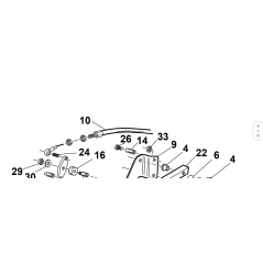 CÂBLE COMPLET POUR OUVERTURE DU PANIER ORIGINAL KUBOTA GIANNI FERRARI 94500000067