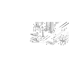 SUPPORTO PEDALE AVANZ.PREMONTATO ORIGINALE KUBOTA GIANNI FERRARI 94500430000