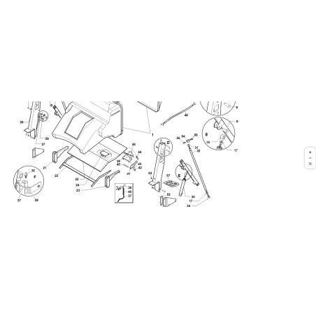 GANCIO LUNGO CHIUSURA CESTO PREM. ORIGINALE KUBOTA GIANNI FERRARI 95101120000