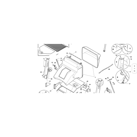 TIRANTE RIBALTAMENTO CESTO ORIGINALE KUBOTA GIANNI FERRARI 94013000014