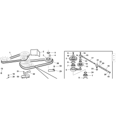 POULIE D'ENTRAÎNEMENT ZNT D'ORIGINE KUBOTA GIANNI FERRARI 87001000019 | Newgardenstore.eu