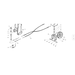 CÂBLE DE DIRECTION SIMPLE ORIGINAL KUBOTA GIANNI FERRARI 95500000042 | Newgardenstore.eu