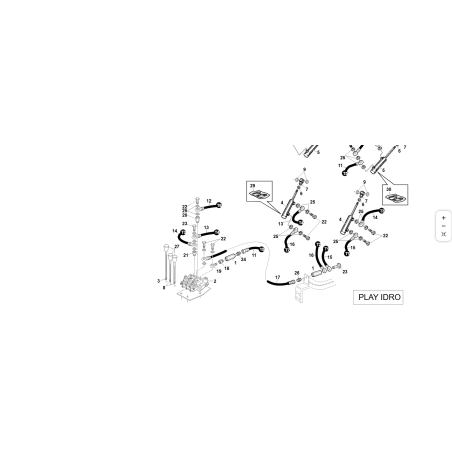 HOSE R1 1/4 L-2600 OC1/4 OC1/4 ORIGINAL KUBOTA GIANNI FERRARI 00777600091