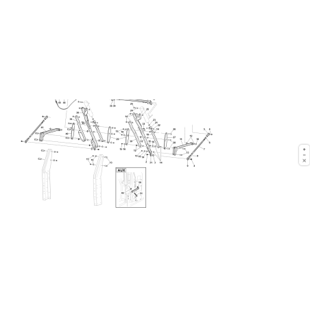 BILANCIERE EST.SX SOLL. CESTO COMPL. VRN ORIGINALE KUBOTA GIANNI FERRARI 92007170000