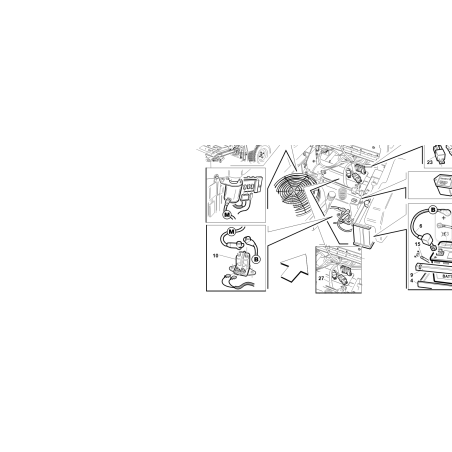 RELÉ DE ARRANQUE ORIGINAL KUBOTA GIANNI FERRARI SRZ 93100422150