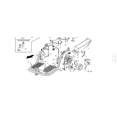 ALFOMBRILLA REPOSAPIES IZQUIERDA ORIGINAL KUBOTA GIANNI FERRARI 92001000052