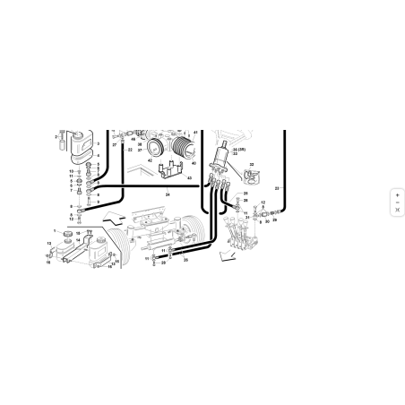 90° KOMPLETTE GETRIEBEHALTERUNG ZNT ORIGINAL KUBOTA GIANNI FERRARI 95308101000