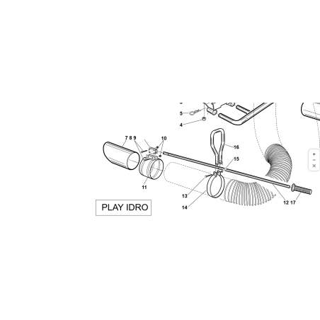 ACC BAND. STAINLESS STEEL Ø160 ORIGINAL KUBOTA GIANNI FERRARI 00111990068