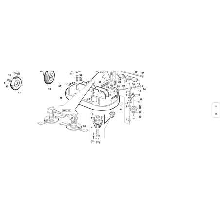 POULIE TENDEUR KUBOTA D'ORIGINE GF 94014000008
