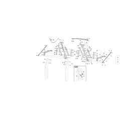 PANIER COMPLET DE LEVAGE D'ÉQUILIBRAGE ARRIÈRE EXTERNE VRN ORIGINAL KUBOTA GIANNI FERRARI 92007180000 | Newgardenstore.eu