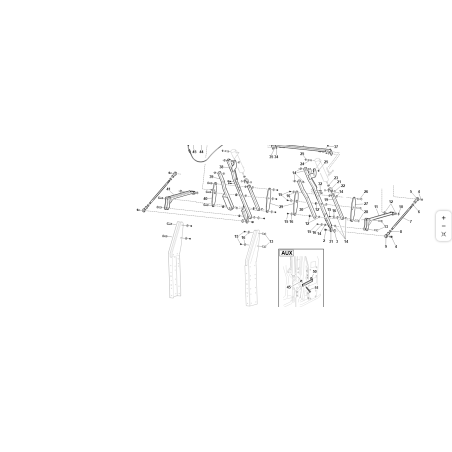 EXTERNER HINTERER AUSGLEICHSHEBEN KOMPLETTER KORB VRN ORIGINAL KUBOTA GIANNI FERRARI 92007180000