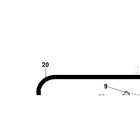 TUBE 5/8 1SN F1/2-F90° 1/2 L-770 ORIGINAL KUBOTA GIANNI FERRARI 92002120021