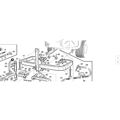 ACCESORIO DE BRAZO DERECHO COMPL. ZNT ORIGINAL KUBOTA GIANNI FERRARI 95117180000