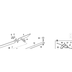 ALBERO LEVA APERTURA CESTO COMPL. ORIGINALE KUBOTA GIANNI FERRARI PZ95550170000