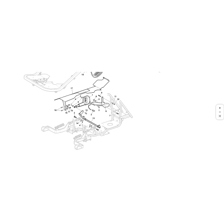 COMPLETE PLATE LIFT LEVER VRN ORIGINAL KUBOTA GIANNI FERRARI 87106110000