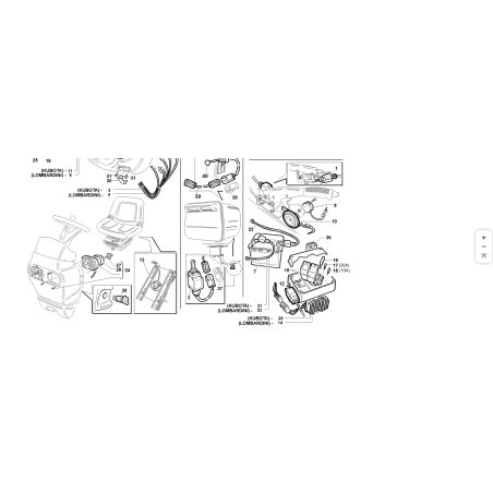 CÂBLE NÉGATIF ??DE BATTERIE DIESEL KUBOTA GIANNI FERRARI PG-SR 95202100001
