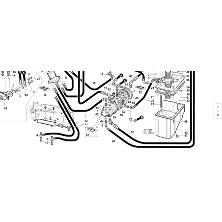 TUBO 1/4 1SC OC1/4-F9/16-18 ORFS L-3500 ORIGINAL KUBOTA GIANNI FERRARI 91003110031