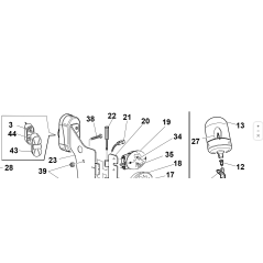 COMPLETE HEADLIGHT SUPPORT VRN ORIGINAL KUBOTA GIANNI FERRARI 92111100000