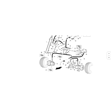 TUBO DE VÁLVULA DE BLOQUE ORIGINAL KUBOTA GIANNI FERRARI 00777602100 COMPLETO 1/4 OC