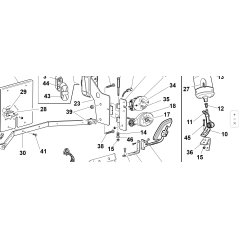 COMPLETE HEADLIGHT FIXING LEFT VRN ORIGINAL KUBOTA GIANNI FERRARI 92111120000