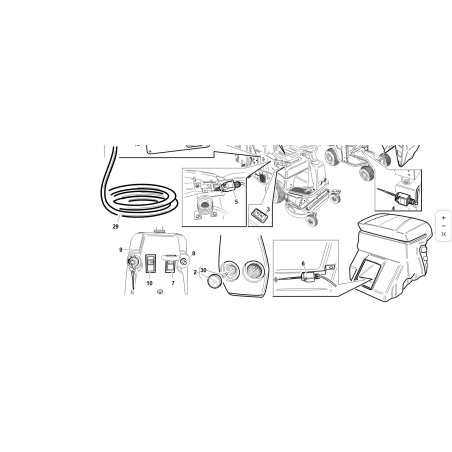 PROIETTORE 0001.1108 ORIGINALE KUBOTA GIANNI FERRARI 00777800137