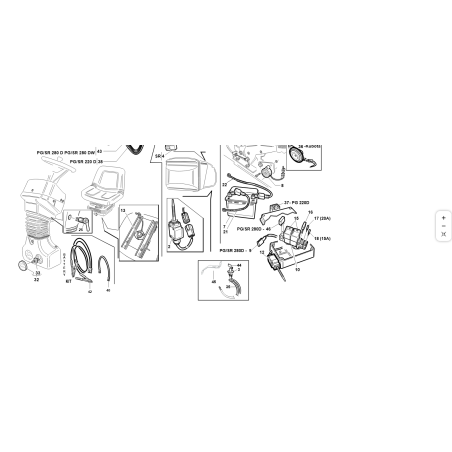 CAVO BATTERIA POSITIVO ORIGINALE KUBOTA GIANNI FERRARI 95338130001