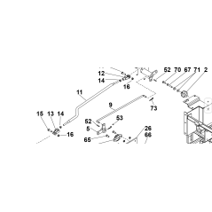 Barra elevadora de plataforma original KUBOTA GIANNI FERRARI 93400423336 SRZ170