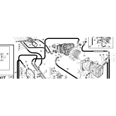 TUBE 5/8 2SN F90°1/2-F90°1/2 L-570 270° ORIGINAL KUBOTA GIANNI FERRARI 95303000073