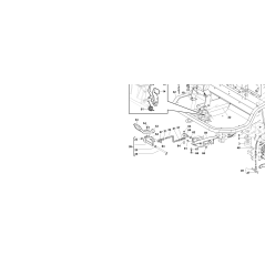 SUPPORTO PEDALE AVANZAMENTO PREMONTATO ORIGINALE KUBOTA GIANNI FERRARI 95598910000