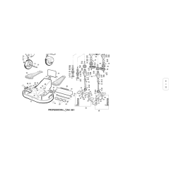 KIT DE SUPPORT D'ARBRE DE LAME AVEC ENTRETOISE ORIGINAL KUBOTA GIANNI FERRARI 95599000225