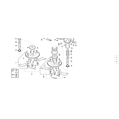 ALBERO PORTALAME ORIGINALE KUBOTA GIANNI FERRARI 00777305501