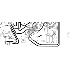 TUBO 1/2 1SC F90°1/2-F45°1/2 L-850 ORIGINAL KUBOTA GIANNI FERRARI 91001680003