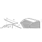 TRAVERSE DE PANIER COMPLÈTE VRN ORIGINAL KUBOTA GIANNI FERRARI 89001150000